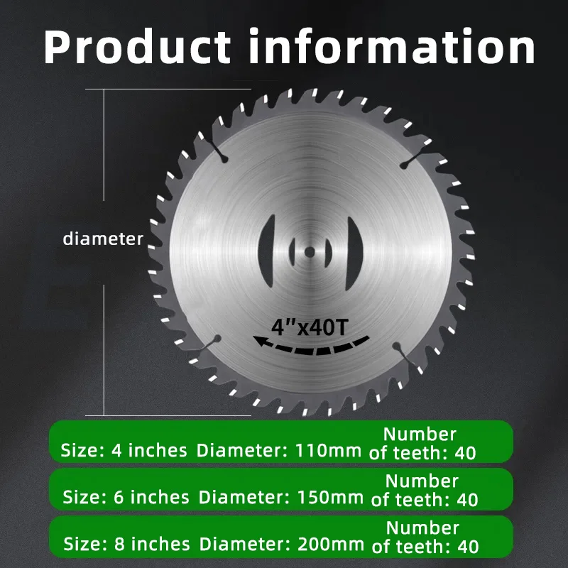 Imagem -02 - Grama Trimmer Head Blade Wheel Substituição Metal Circular Saw Blade para Jardim Lithium Mower Acessórios Power Tool