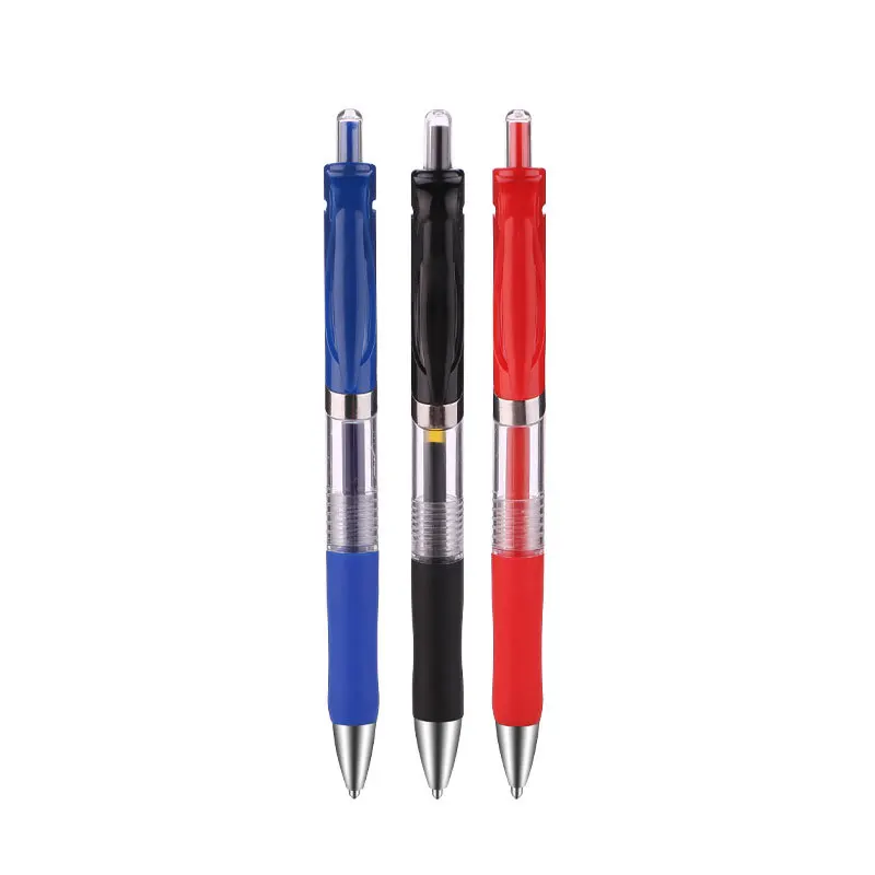 K35 press gel pen wholesale high color value examination office sign pen student homework pen in stock wholesale Glass pen