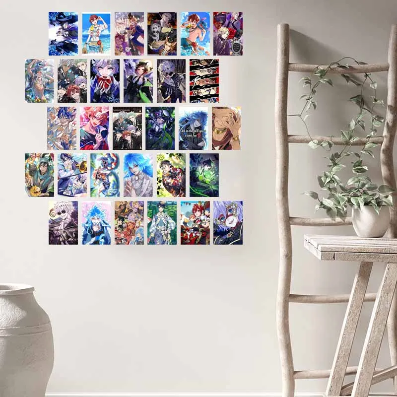 10/30 قطعة 4X6 ''أنيمي الملتوية العجائب الشكل صور بطاقات ديكور المنزل المشارك الكرتون جدار الكولاج عدة غرفة الديكور جدارية