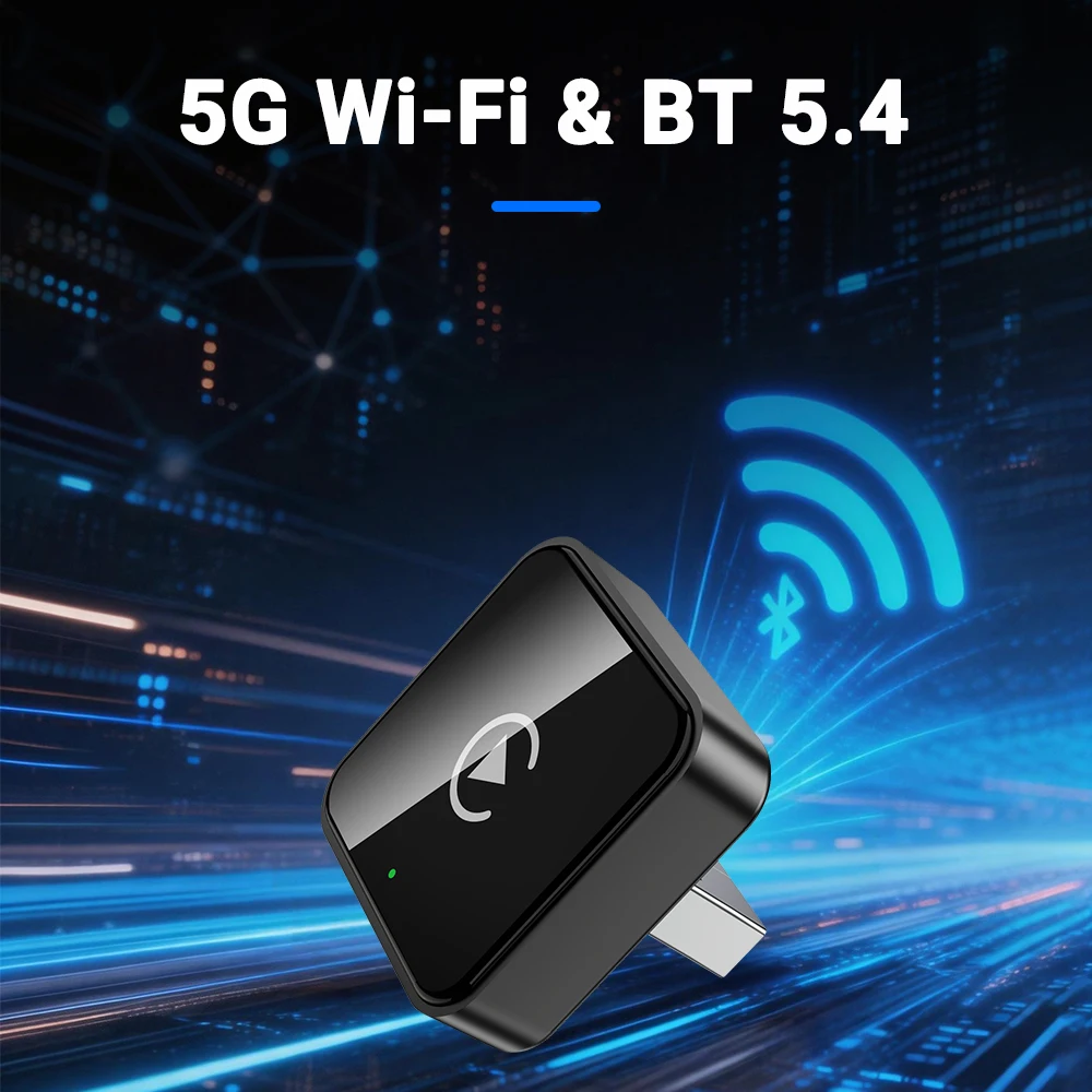 XUDA New Wireless Android Auto Adapter Smart Mini Box Plug And Play Universal For VW Toyota Nissan Honda Ford Benz 2025