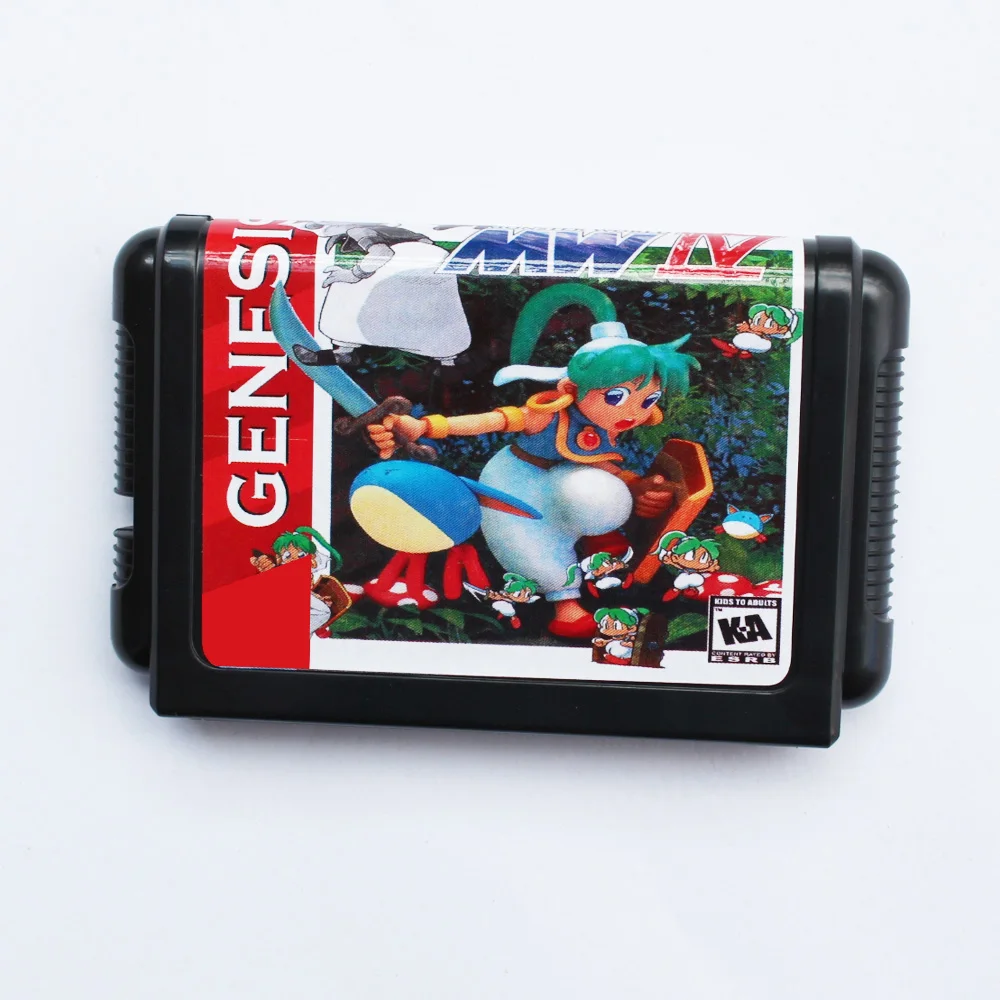 16비트 Sega MegaDrive Genesis 콘솔용 Monster World IV 16비트 MD 게임 카드