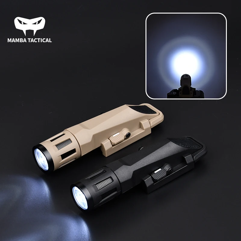 Tactical APL WML X Gen 2 White LED Flashlight Extended Version 400 Lumens Strobe Lamp Fit 20mm Rail Hunting Wapons Helmet Light