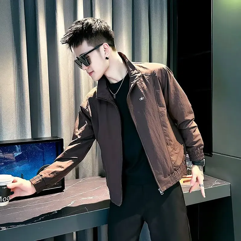 

Versatile Spring Autumn Men's Jaet Sli Trendy High-End Feeling Clothing New 2025 Haome Streetwear Outerwear