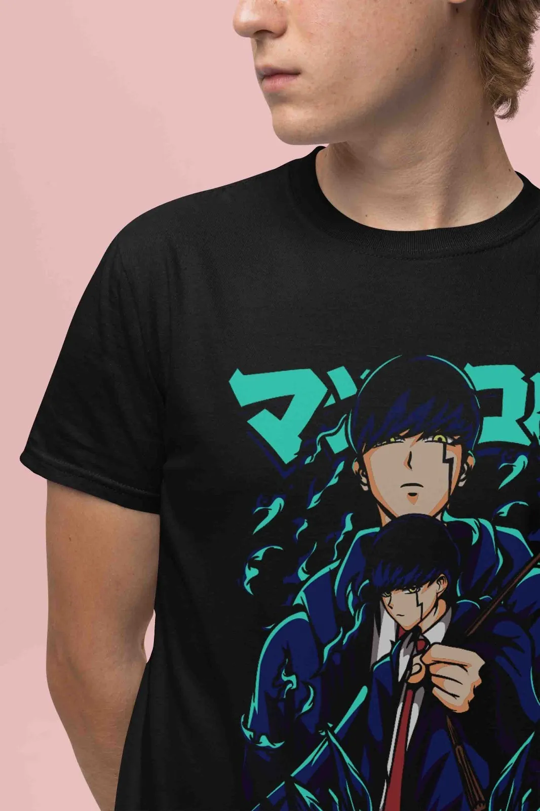 Mashle Shirt Mash Tshirt Lance T-Shirt Dot Top Finn Manga Abyss Anime Rayne Tee