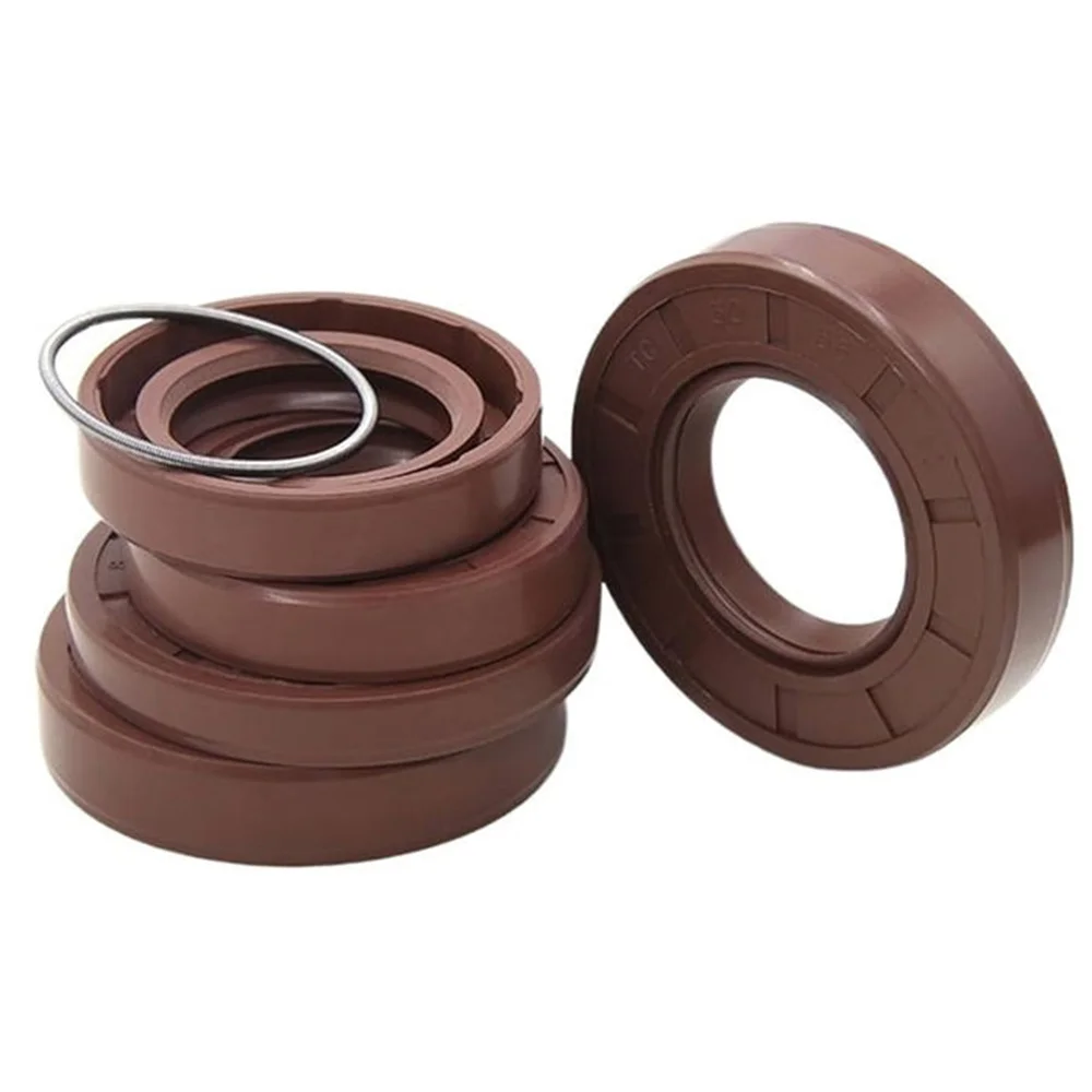 20*28*4 20x28x4 20*30*5/6/7/8 20x30x5/6/7/8 Fluoro FKM Fluorine Rubber Spring Lip TC Ring Gasket Radial Shaft Skeleton Oil Seal
