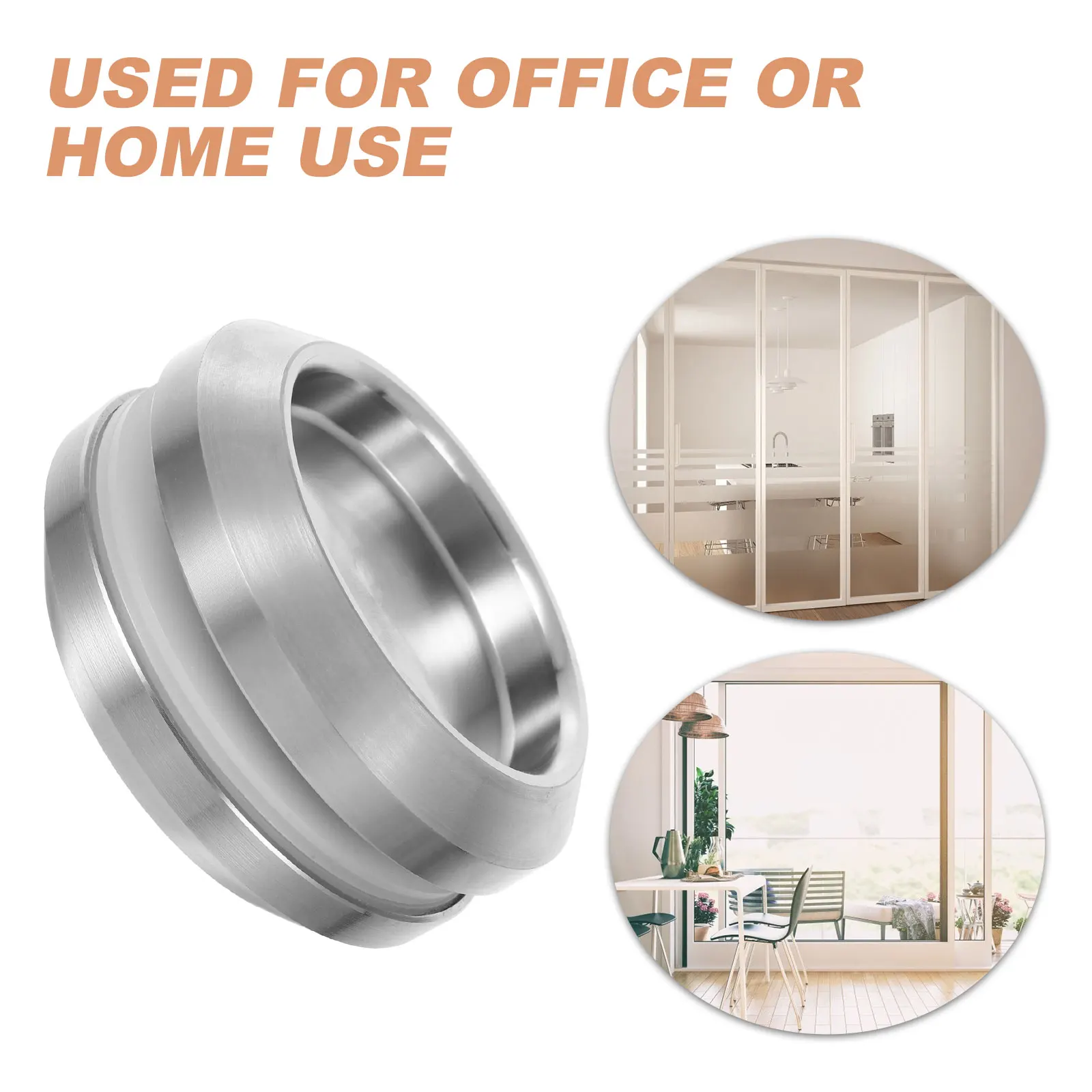 Stainless Steel Cabinet Door Handles Metal Recessed Pulls Durable Sliding Closet Handle Ergonomic Grip Simple Design Kitchen