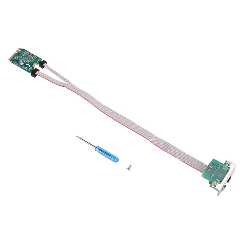 ABGN جيجابت إيثرنت بطاقة الشبكة 2.5G RJ45 محول الشبكة حافلة بطاقة الشبكة RTL8125BG رقاقة محول إيثرنت M.2 A + E/Bent Pin