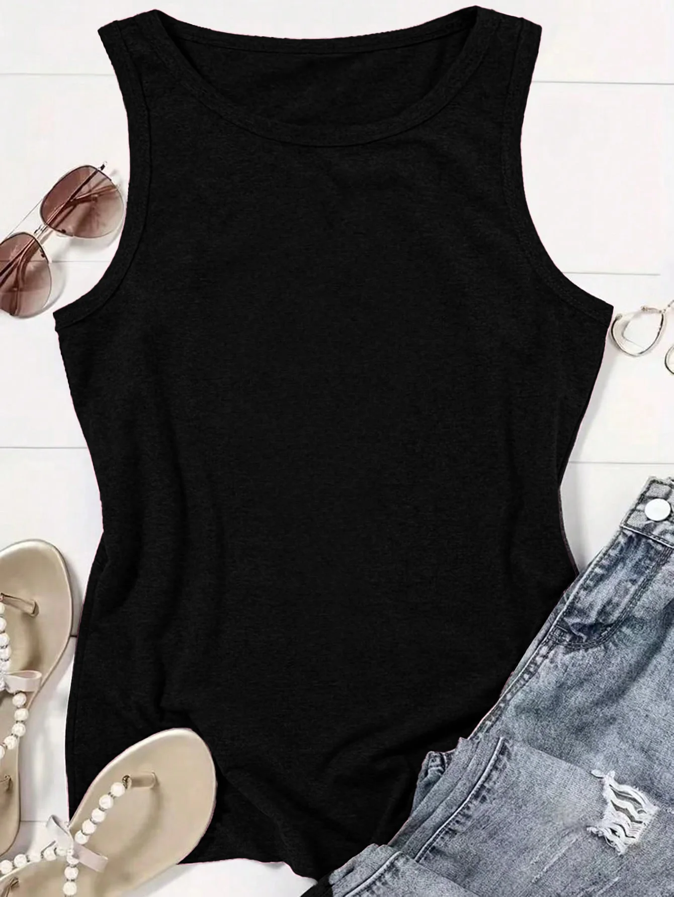 愛らしい模様のプリントが施された、ファッショナブルで多用途な女性用ベスト、最近購入したアイテム、デイリーギフト、ホリデーギフトに最適です。