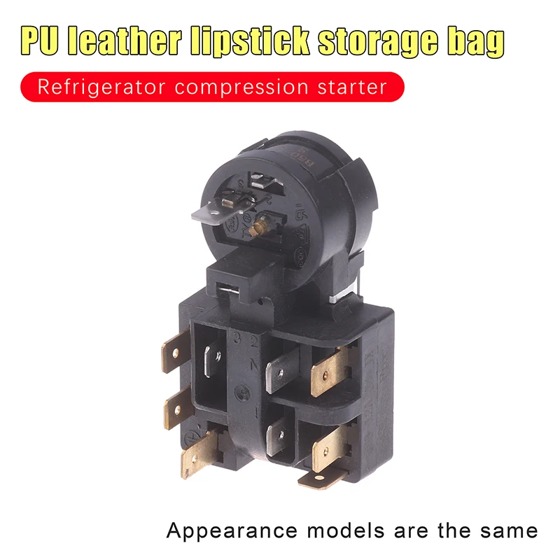 Refrigerator Compressor PTC Starter QP3-12A Relay Overload Protector For Haier Midea Royalstar Refrigerator Part