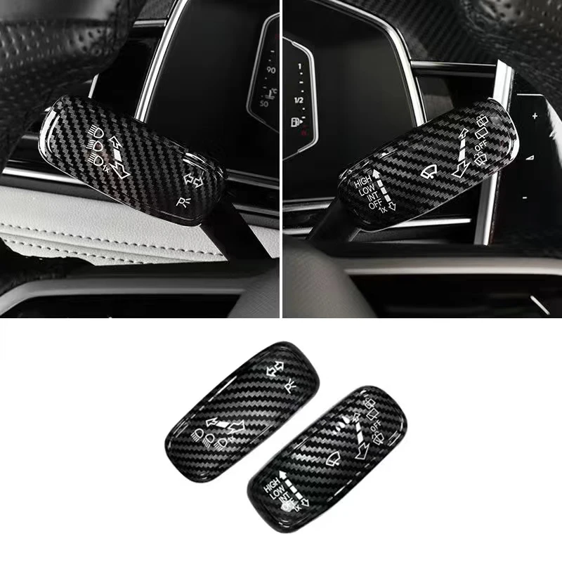 For VW Golf 7 7.5 MK7 Golf 8 MK8 Tiguan L Accessories Interior Steering Wheel Headlight Switch Control Cover Wiper Switch Trim