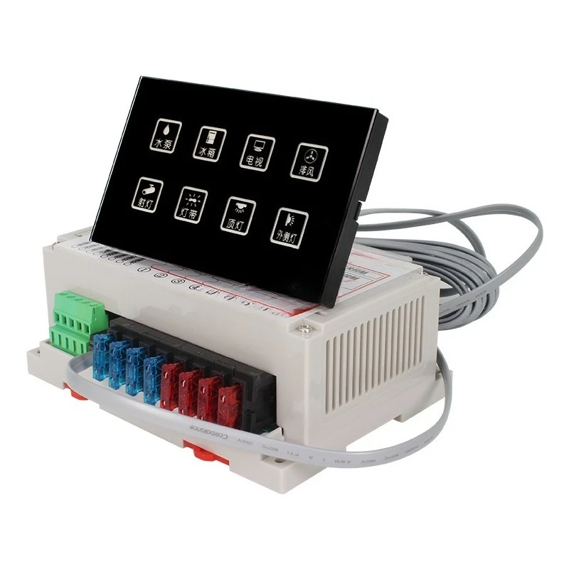 

RV control system 8-way touch control panel, mobile phone Bluetooth control