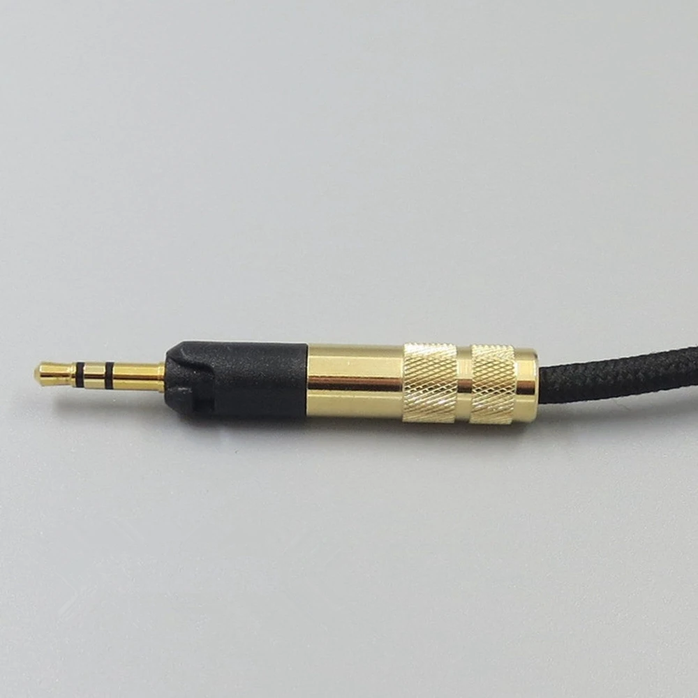 Substituição do cabo de áudio para Sennheiser, auscultadores sem microfone, HD518, HD558, HD598, HD595, HD559, HD569, HD579, HD599