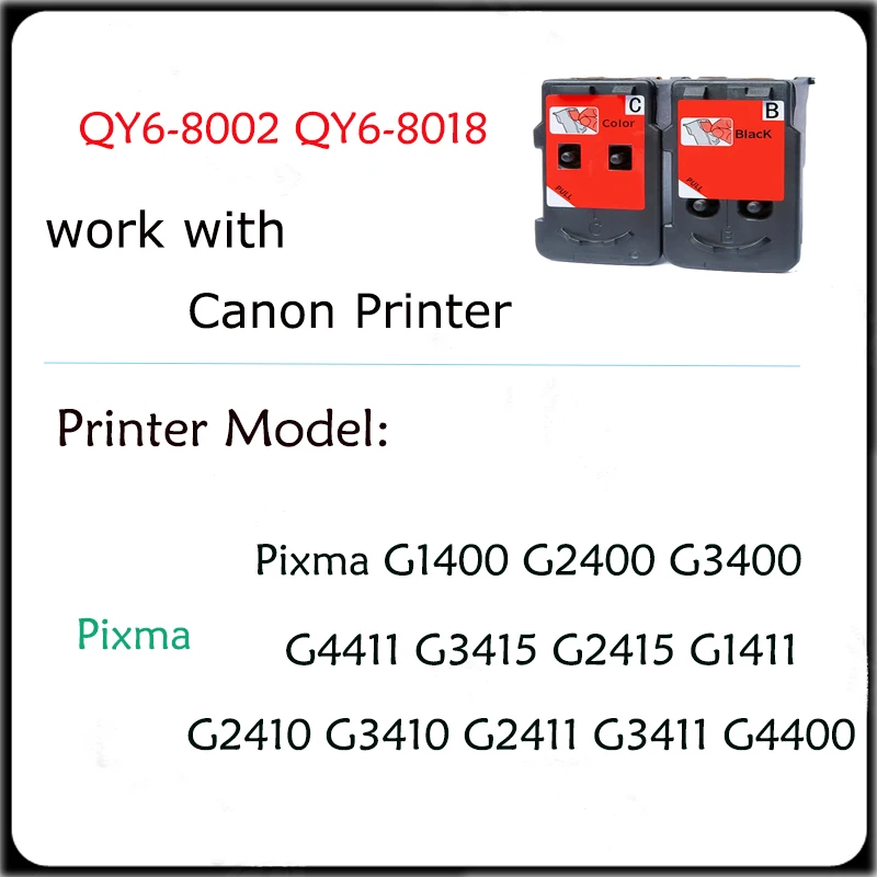 QY6-8002 QY6-8018 Printhead QY6-8002 For Canon Pixma G1400 G1410 G1411 G2415 G2400 G2410 G3400 G3410 G3415 G4400 G4410 Printhead