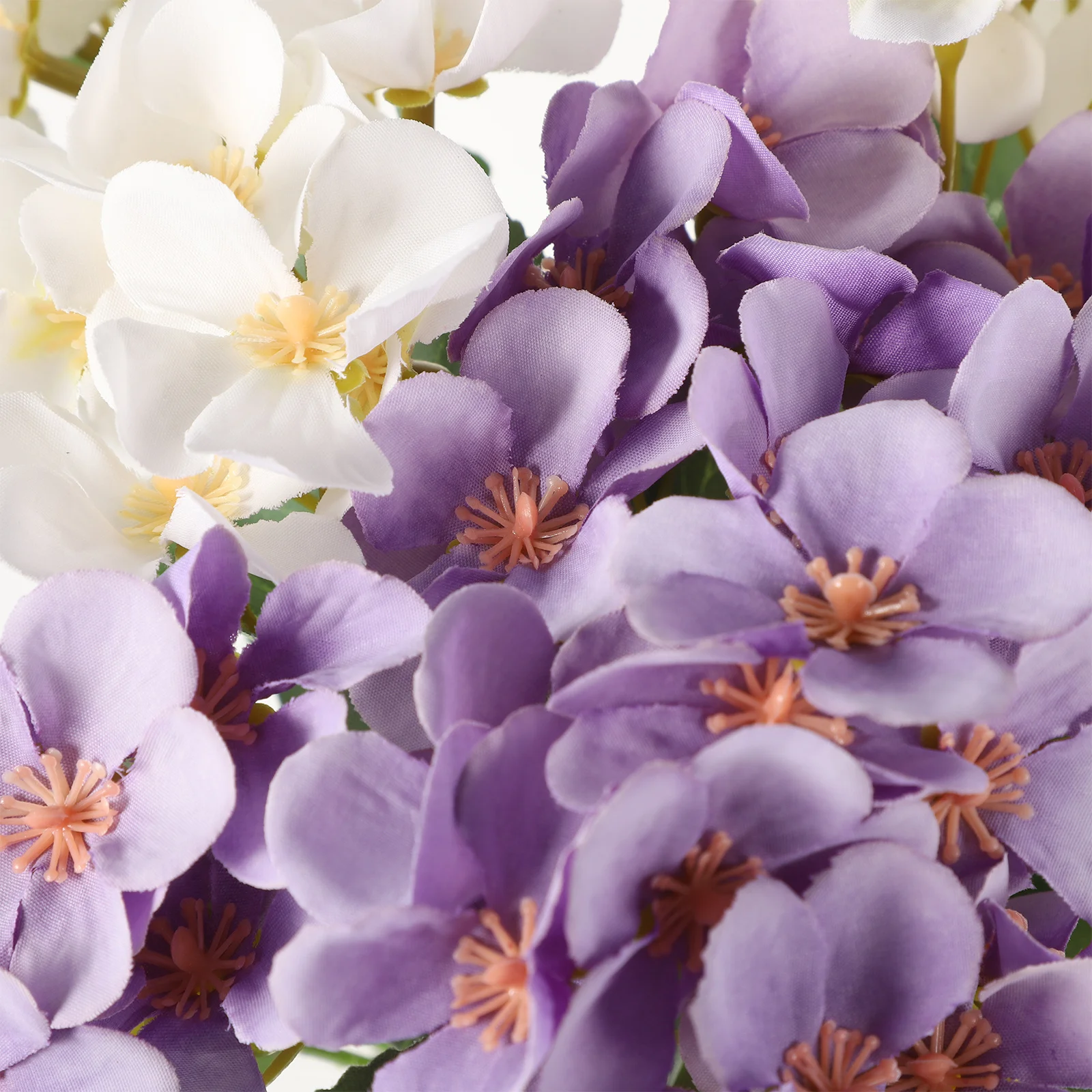 

2Pcs Simulation Begonia Flowers Plastic Artificial Flower Decor Wedding Centerpiece Bouquet Fake Flower Arrangement