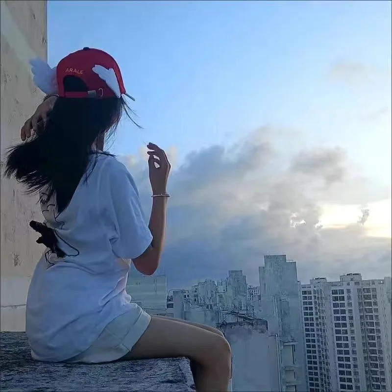 Korean Version Alalei Wing Angel Hat Super Cute Tiktok Adult Baseball Cap Outdoor Wings