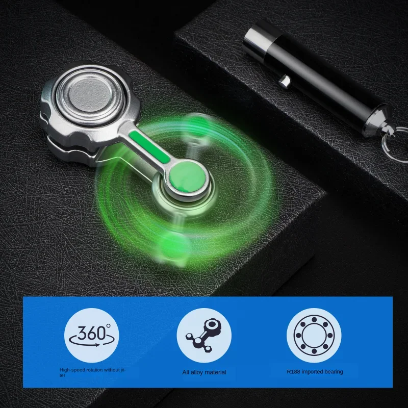 Fidget Spinner juguetes Metal Chaos péndulo doble péndulo mano dedos Gyro Antiestres juguetes creativos para niños adultos EDC