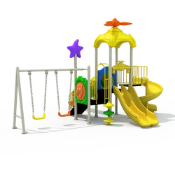 Boundless Playtime Medium-Sized 76 Pipes Kids Slides Outdoor Playground Equipment for Dynamic Play