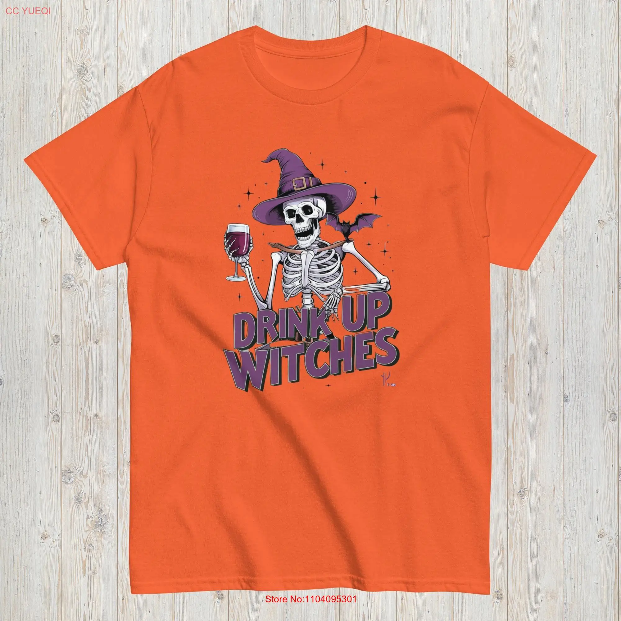 DRINK UP WITCHES Fright Night Delight halloween shirt women's cute autumn scary season gifts long or short sleeves