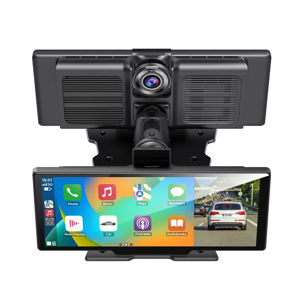 4K 10.26Inch Linux System Multi-UI ADAS Wireless Carplay Android Auto Portable Navigation With 2 Cameras WDR Recording