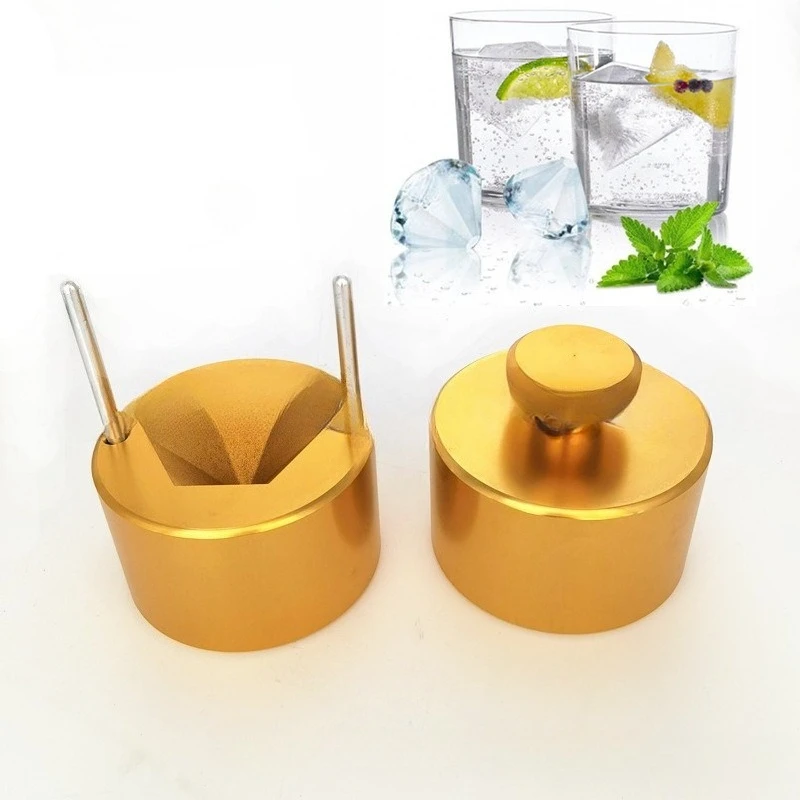 Professional 55mm & 70mm Silicone Ice Ball Mold Set – BPA-Free Sphere Ice Maker for Whiskey, Bourbon & Cocktails, Bar & Home Use