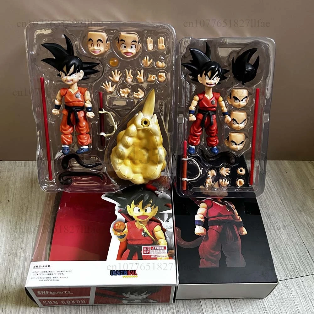 

SHF Dragon Ball Z Son Goku Gk Somersault Cloud Son Goku Innocent Challenger Childhood Action Figure Model Toys Room Decor Gift