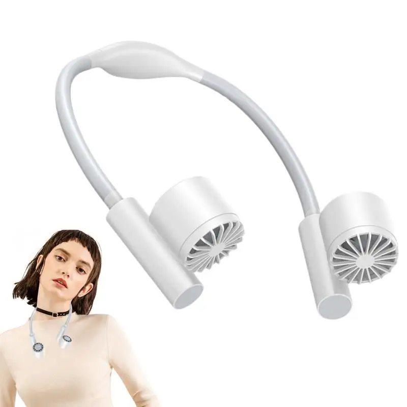 

Neck Fan Rechargeable Personal Air Conditioner Neck 3 Speeds Neck Air Conditioner Bladeless Neck Fan Personal Neck Fan Wearable