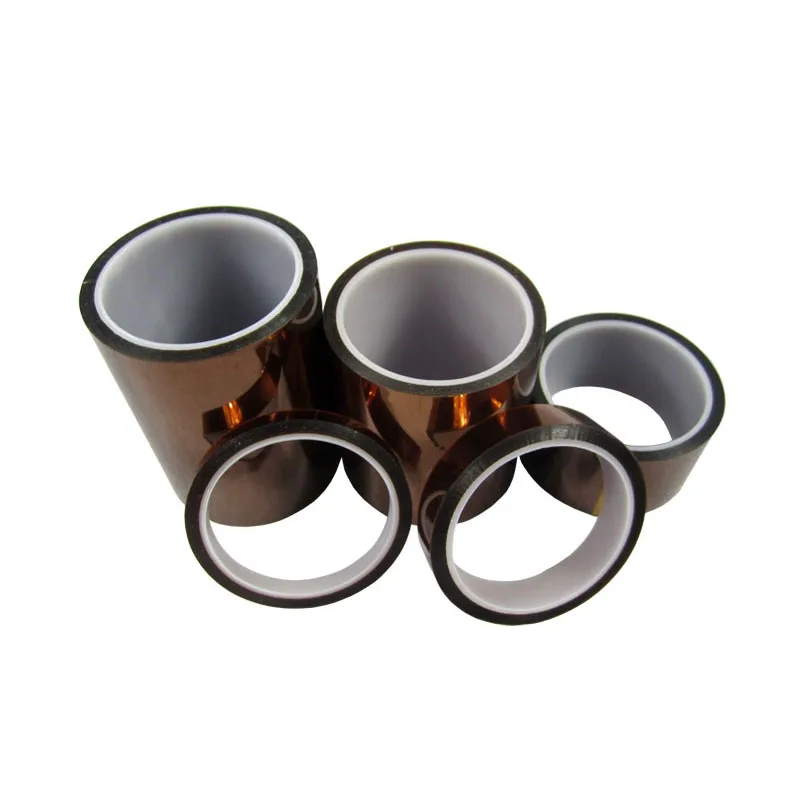 10/20/30/50MM Width 30M Polyimide Reflective Tape High Temperature Heat‑Resistant Adhesive Insulation Protective PI Tape