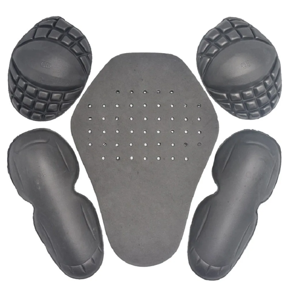 Motorcycle Armor Protective Gear EVA Soft Pads Shoulder Elbow Knee Back Inserts For Racing Jacket Biker Riding Safety view 6