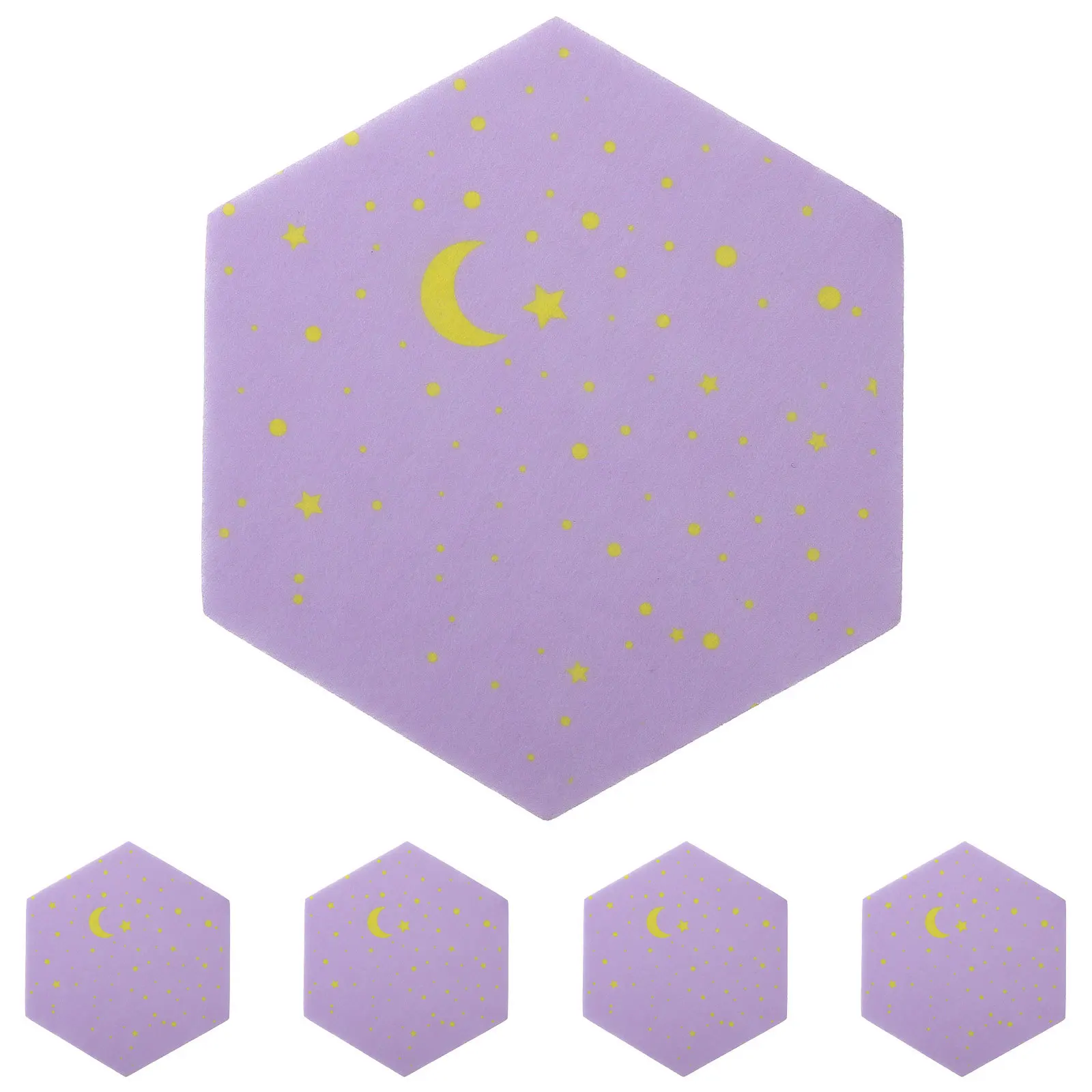 5 قطعة لوحة لباد مسدس الجدار ملصق وظائف متعددة الاستخدامات عازل للصوت حصيرة لينة مريحة اللمس لتقوم بها بنفسك عرض الصور إشعار #5