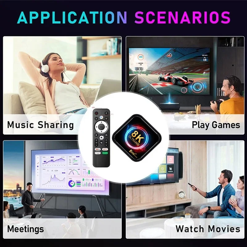 Android 13 8K Ultra Smart TV Box RK3528 Quad Core 4G+64G Dual Wifi High Tech Speed Media Player Set Top Box Android TV System