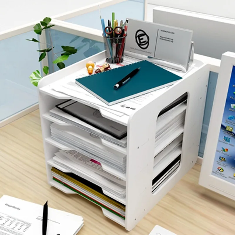 Imagem -04 - Camadas Multifuncionais Documento Bandejas Arquivo Papepr Carta Titular Papelaria Armazenamento Impermeável Desk Organizer Office Acessórios 7