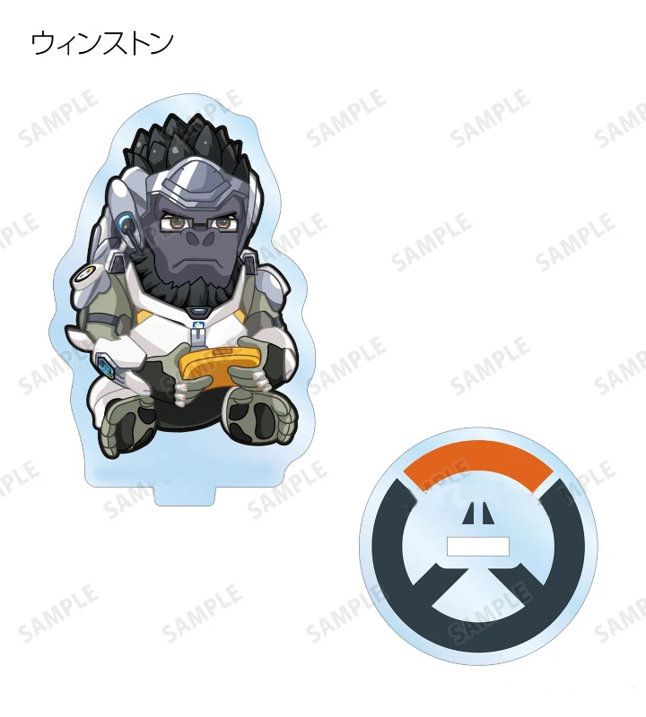 Anime Game Overwatch Acrylic Stand Model Cosplay Characters Ornament Accessories Good Collection Gifts 10cm view 4
