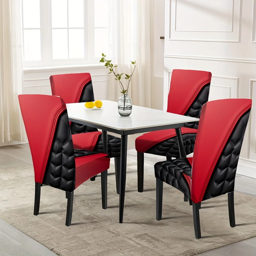 2024 New Stretchable Dining Chair Cover, Soft & Comfortable Elastic Design, Machine Washable, Perfect Fit for