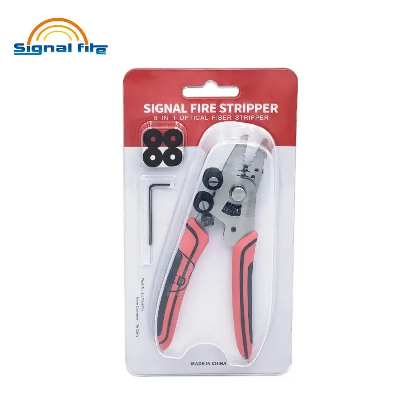 Imagem -03 - Ftth Signal Fire em Fibra Óptica Stripper Miller Scissors Wire Alicates Zsq08 Novo