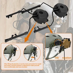 TS TAC-SKY For COMTA II III Tactical Headset Accessories ARC OPS-CORE Helmet Adapter Headset Bracket Fast Helmet Rail Adapter