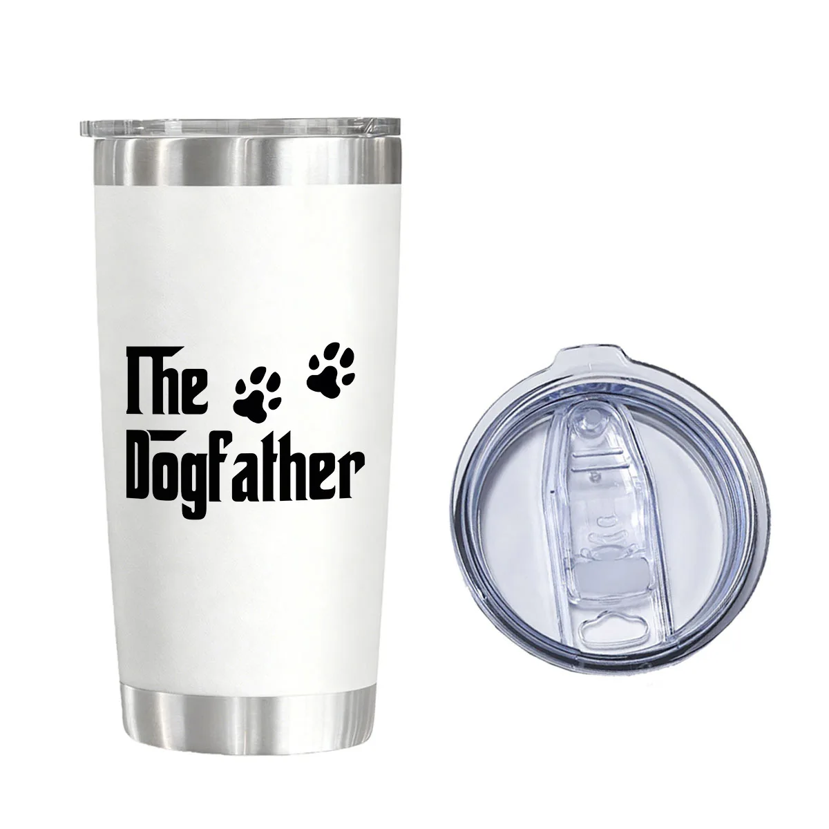 

The Dogfather Vacuum Flasks Tumblers 20 oz Water Glasses for Christmas Birthday