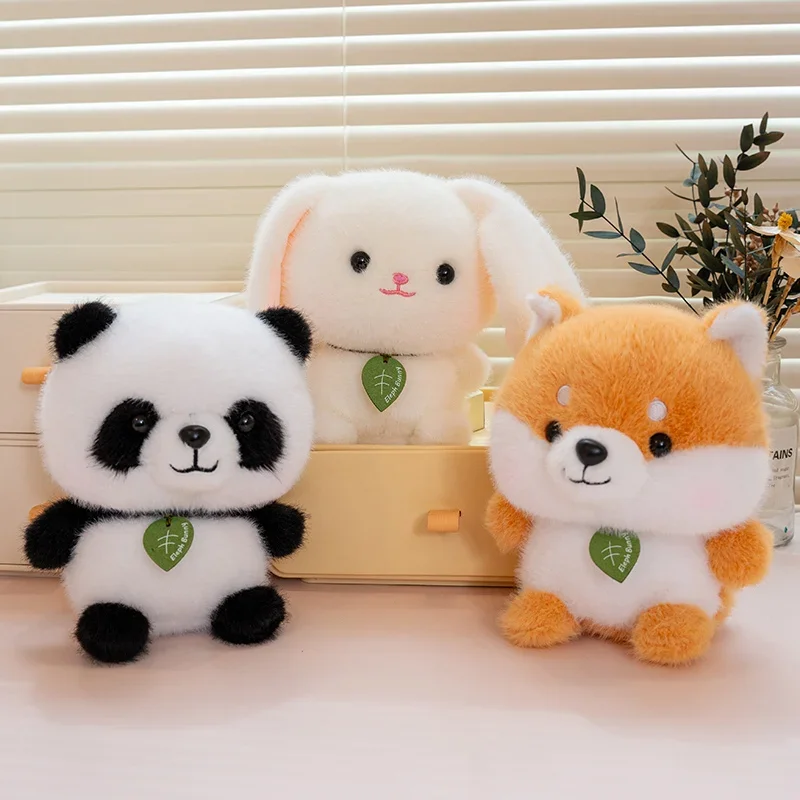15 cm Kawaii Peluche Corgi Panda Coniglio Peluche Piccolo Maiale Rosa Bambola Morbida Carino Scrivania Compagno Ragazza Ragazzo Regalo Di Compleanno