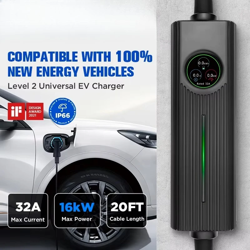 High Compatibility EV 16kw Type 2 Electric Charger for Electric Car