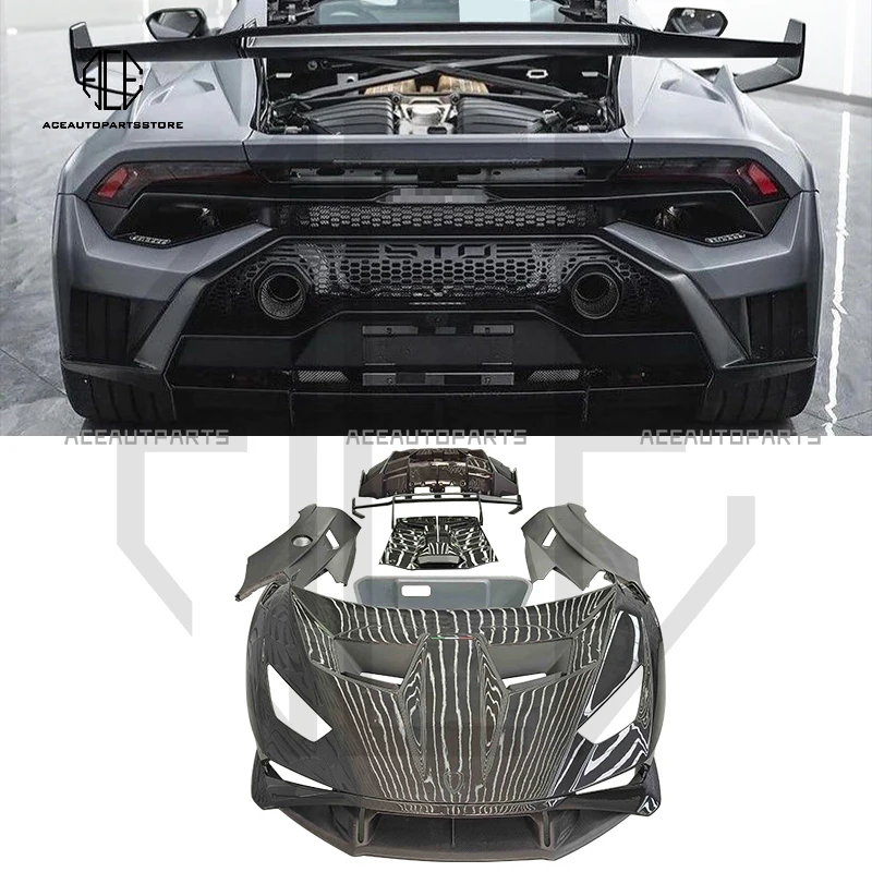 Sto Style Dry Carbon Fiber Body Kits For Lamborghini Huracan LP580 LP610-4 EVO 2014-2022