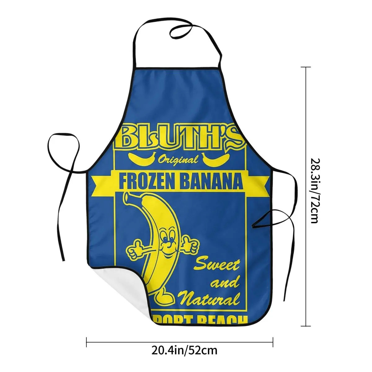 Bluth's Original Frozen Banana Apron Chef Cooking Baking Tablier Bib Kitchen Cleaning Pinafore for Women Men Gardening