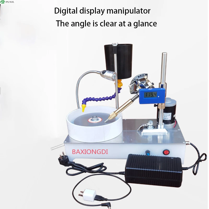 Precision Jewelry Stone Polishing Machine Molding Machine Gem Faceting Machine DC Stepless Speed Gem Angle Grinder