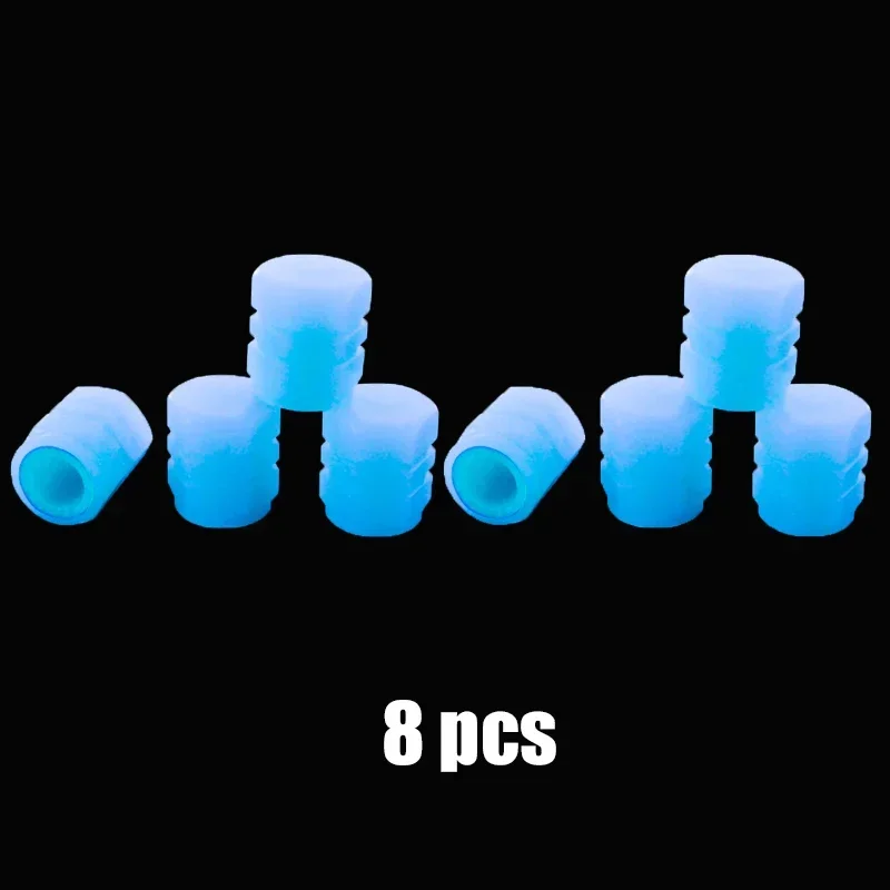 20Pcs Mini Leuchtende Reifen Ventil Kappen Auto Fahrrad Fluoreszierende Nacht Leuchtende Auto Motorrad Fahrrad Reifen Hub Kappe Auto Rad Dekoration