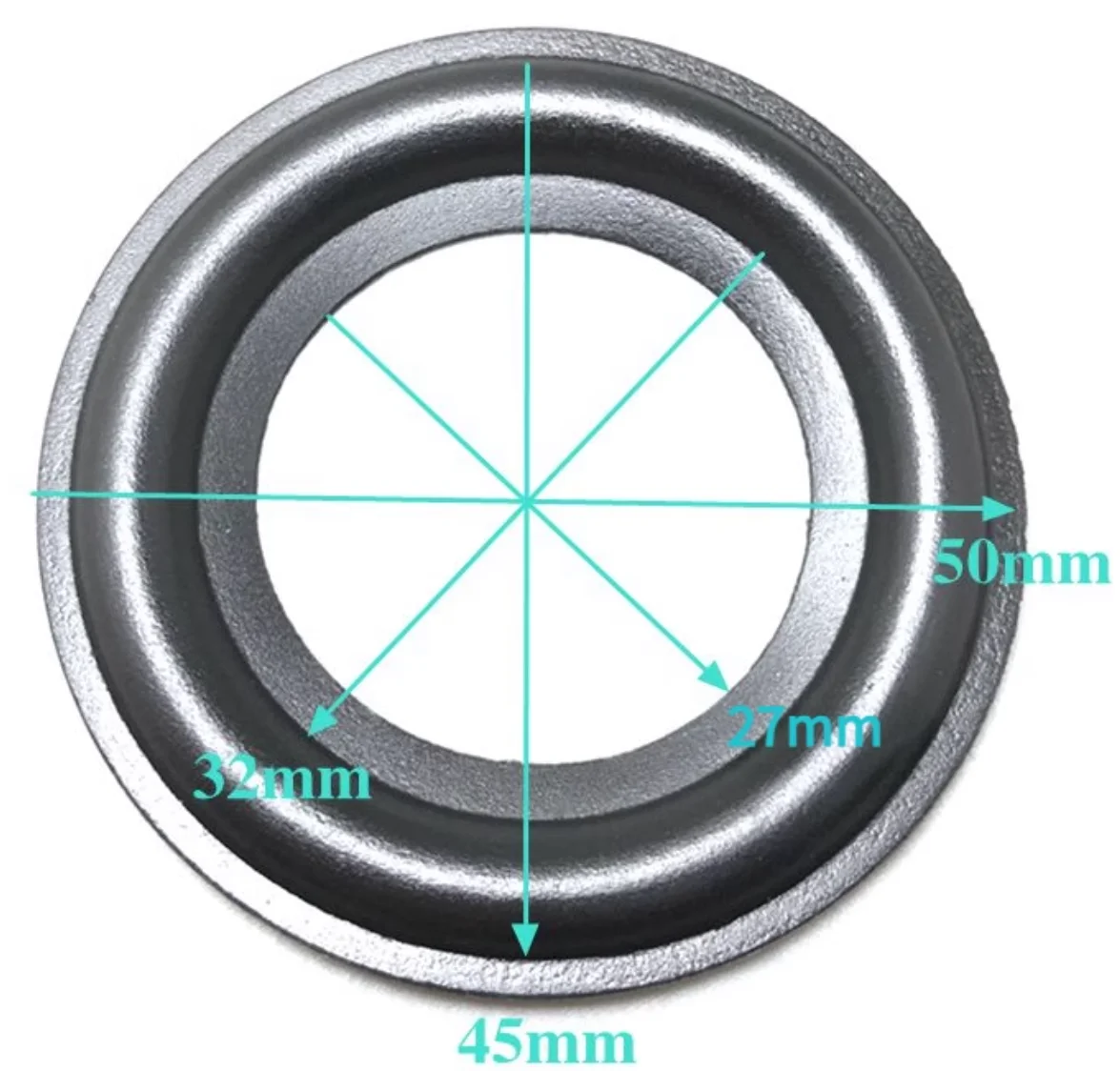 

2PCS GHXAMP 2Inch 50mm For Huawei AM08 Speaker Replacement Rubber Edge Compatible Rubber Surround for 2-Inch Drivers