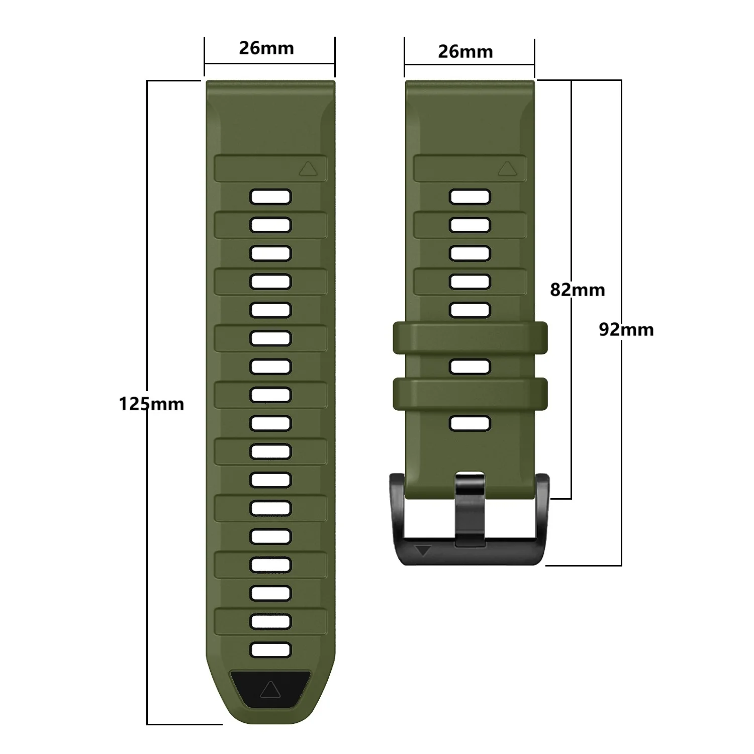 26Mm 22Mm Fenix8 watch Band For Garmin Fenix E 8 7 7X 6 6X 5 5X/Epix Pro 47Mm 51Mm/Enduro 3 Silicone Strap Quickfit Bracelet image 6