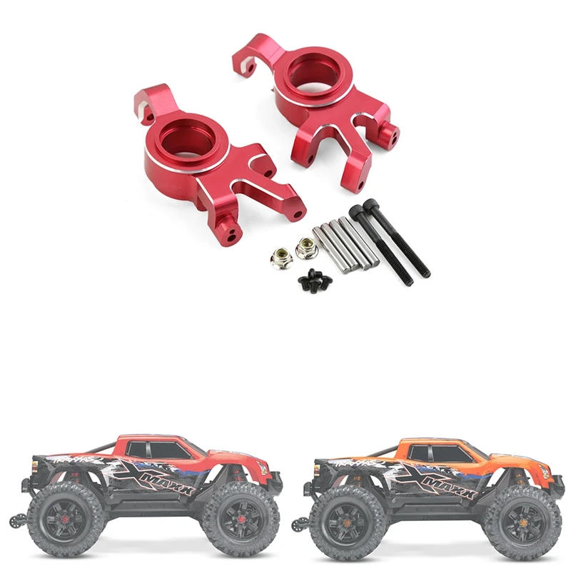 2 Stück Aluminium legierung Front lenk block für Traxxas x-maxx xmaxx 6s 8s rc Monster Truck Upgrade Teile