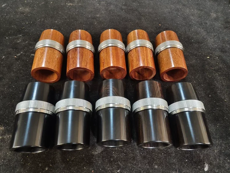 Adjustable Clarinet Two-Piece Rosewood Stave with Adjustable Length from 62mm to 69.5mm