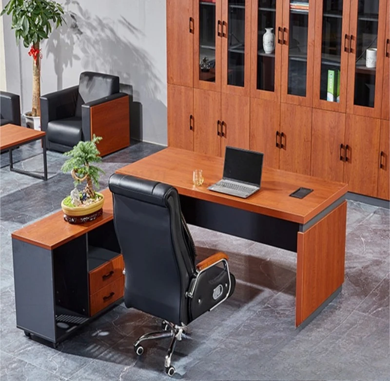 Office Desk Boss Large Class Desk President Manager Desk Supervisor Single Table and Chair Combination