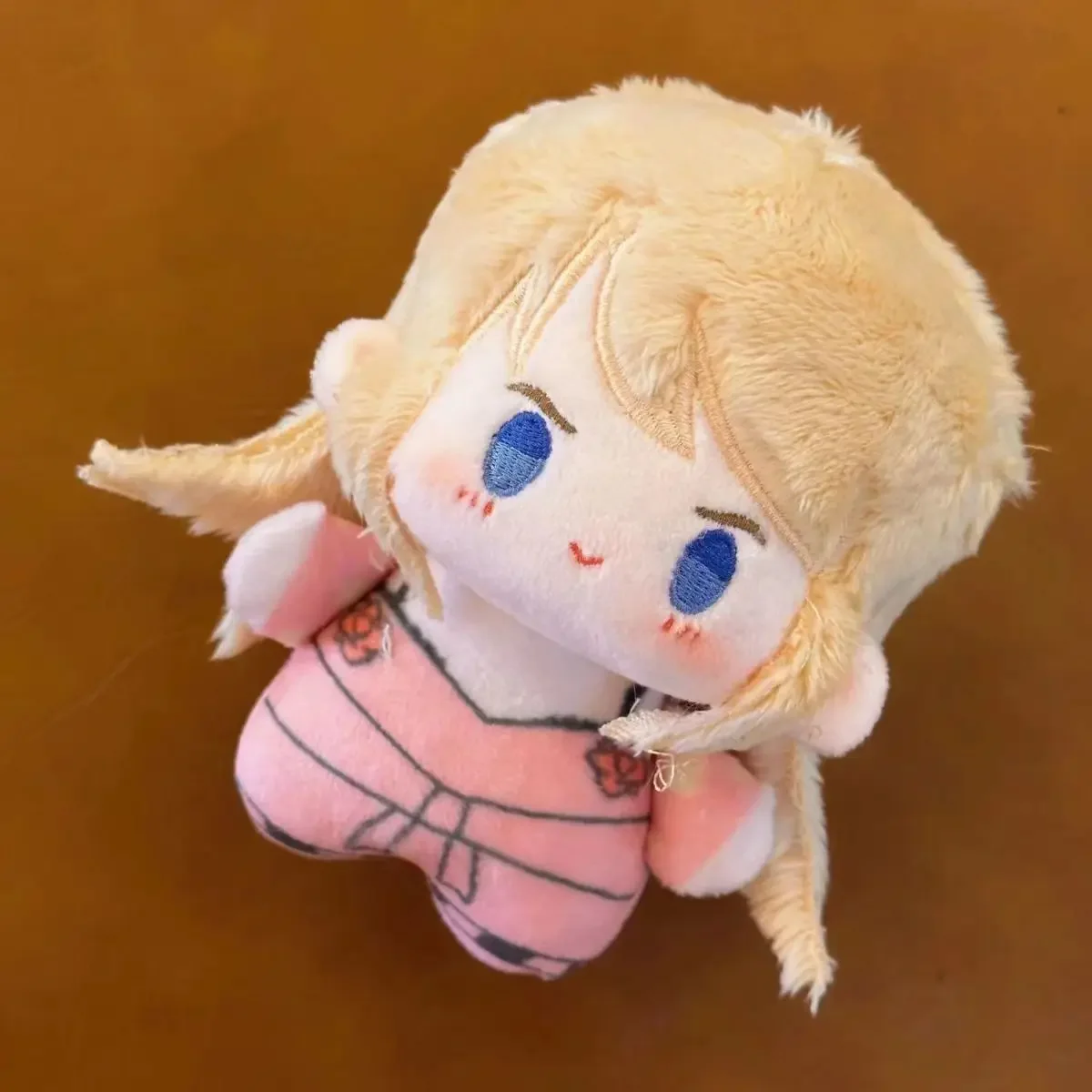 Kawaii JoJo Golden Wind Plush Doll Keychain Cute Chibi Stuffed Anime Doll JoJo Plushie Bag Charm Anime Lovers Backpack Accessory