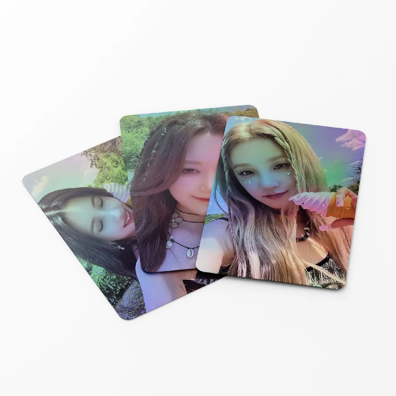 Imagem -03 - K-pop Conjunto de Cartões Lomo g I-dle Laser Estou Livre-ty Foto hd Yuqi Shuhua Coleção de Presentes 55 Pcs Conjunto Alta Qualidade