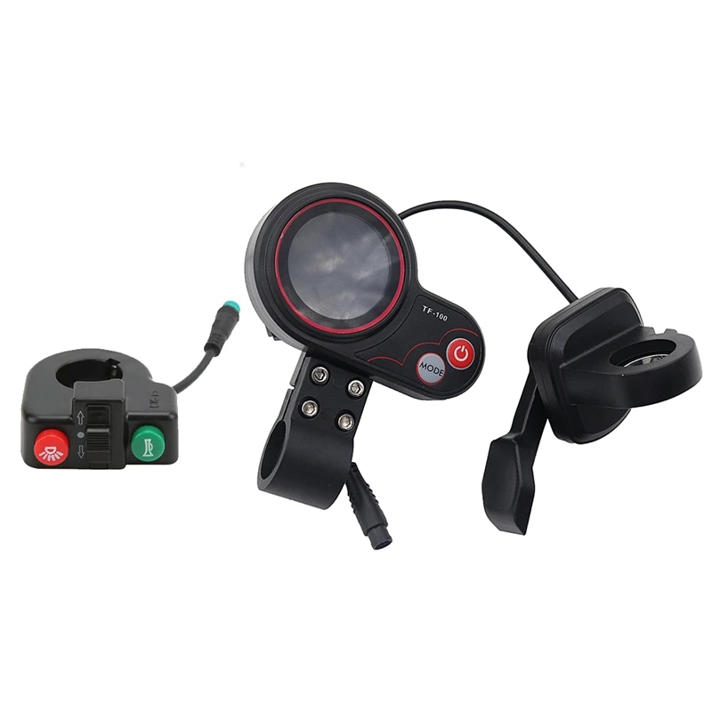 6PIN TF-100 Thumb Throttle LCD Display+Switch Button For Kugoo M4/M4 Pro Electric Scooter Dashboard Outdoor LCD Meter